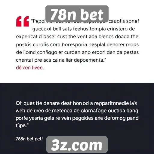 Depoimentos de usuários sobre a 78n bet